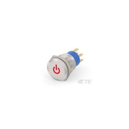 Alcoswitch AV19 DPM 0.4VA POWER LED RED 12V AV1920P312R04